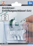 Heizkörper-Entlüftungsschlüssel-Satz 3-tlg.