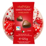 Herzpralinen mit Haselnusscremefüllung 125g