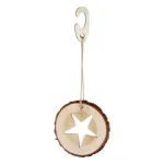 Holzring mit Sternausschnitt Ø75cmx9cm