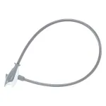 Kabelschloss Automatisches Schließsystem L: 650 mm grau mit Hai Kopf-Verschluss