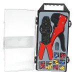 Kabelschuh u.- Abisolierzange Satz 45 tlg.