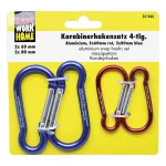 Karabinerhakensatz 4tlg