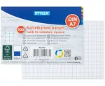 Karteikarten DIN A7 kariert 100 Stück FSC