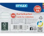 Karteikarten DIN A8 liniert 100 Stück FSC