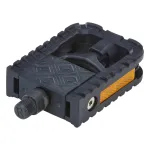 Klapp-Pedale beidseitig klappbar mit rutschfester Trittfläche Aluminium/Kunststoff mit Reflektoren