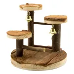 Klettergerüst Naturholz 15x14cm