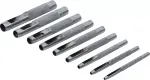 Locheisenset, 2,5 - 10mm, 9-tlg.