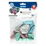 Luftballons Metallic 4er Beutel