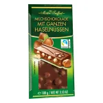 Milchschokolade mit ganzen Haselnüssen 100g