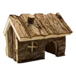 Nagerhaus mit Spitzdach klein 15x11x12cm