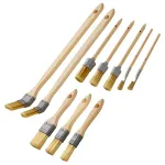 Pinsel-Set, 10-teilig Kunstborste, Holzstiele FSC