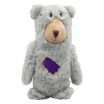 Plüschteddybär Theo grau 27x10cm