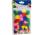 Pompons 100 Stück im Beutel *NEU*