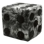 Schnüffelwürfel graues Muster 20x20x20cm