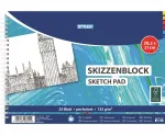 Skizzenblock, DIN A4, 135 g/m², 25 Blatt