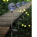 Solar-Leuchte Glaskugel, 3D-Effekt