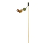Spielangel mit Cat Nip-Ball und Federn 40cm