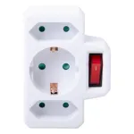 Stecker, 1 Schuko, 2 Euro