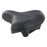 Touren-City-Sattel mit Vollschaumpolsterung schwarz