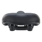 Touren-City-Sattel mit Vollschaumpolsterung schwarz