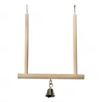 Trapezschaukel Holz mitglocke 12x13cm