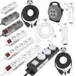 Verlängerungskabel Strom - 3m (TÜV/GS)