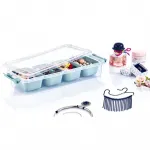 Vorratsbox / Aufbewahrungsbox mit Innenschalen (2,5 Liter) - GRAND (02 1064)