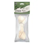 Weiße Kauknochengeknotet 16cm