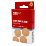 Wundpflaster runde Form, Ø 2,5 cm hautfarben, 20er