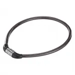 Zahlen-Kabelschloss 4-Zahlen-Kombination L: 55 cm