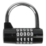 Zahlenvorhangschloss 5-stell. U-Typ