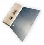 Zahnspachtel B2 180 mm Holzgriff