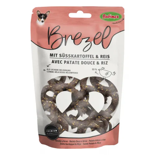 Brezel Hähnchenbrustfilets mit Reis und Süßkartoffel 75g