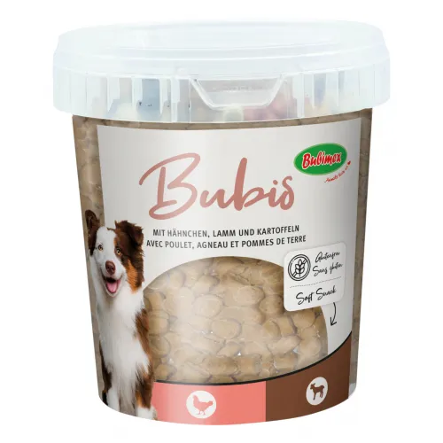 Bubisglutenfreie Snacks Lamm&Hähnchen im Eimer 500g