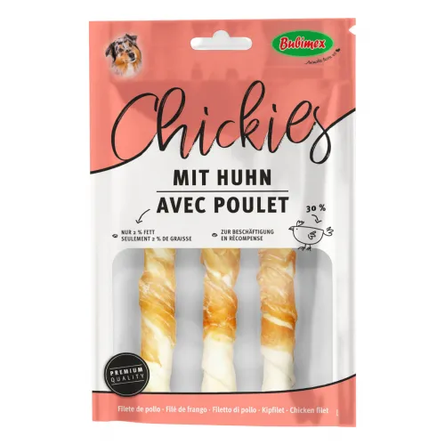 Chickies Sticks Kaurollen mit Huhn 17cm
