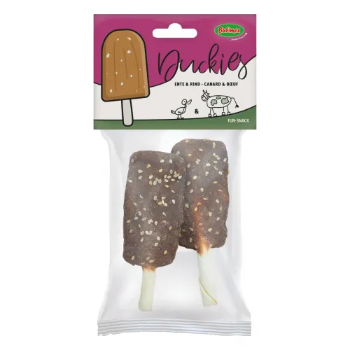 DuckiesFun Snack Kaurolle mit Ente- Stieleis-Optik 80g 80g