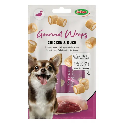Gourmet Wrap mit Huhn & Ente, 3 x 10 g Beutel