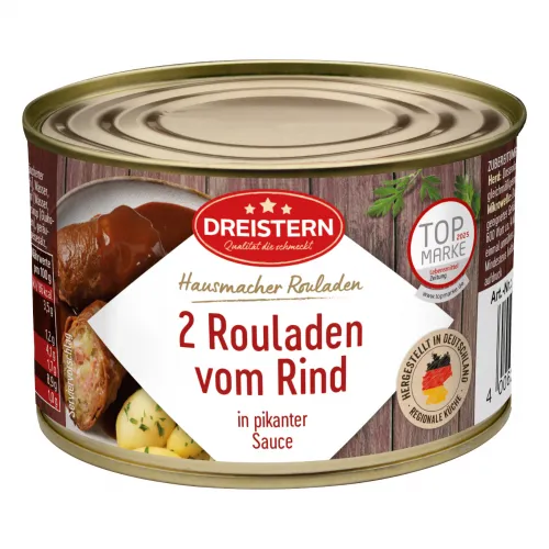 2 Rouladen vom Rind 400g