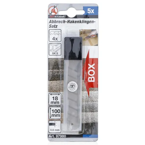 Abbrech-Hakenklingen-Satz 5-tlg.