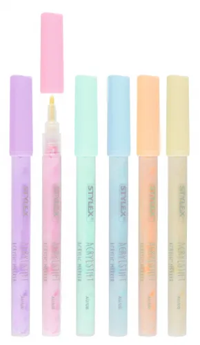 Acrylstifte pastell 6 Stück