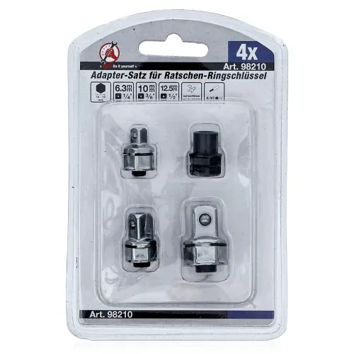 Adapter-Satz für Ratschen-Ringschlüssel 4tlg