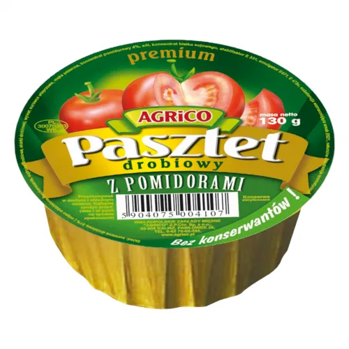 Agrico Pasztet Geflügel-Brotaufstrich mit Tomate 130g