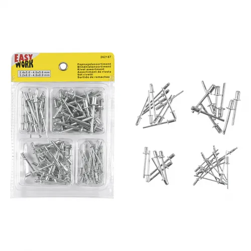 Alu-Nietenset 100tlg