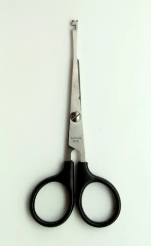 Angelschere m. Hakenlöser 14,5