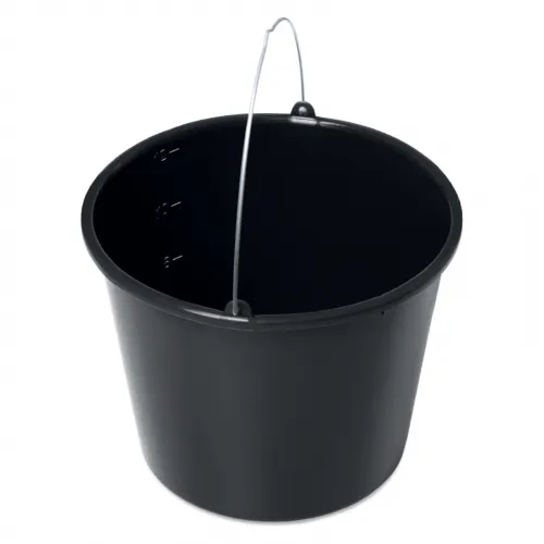 Baueimer 12L schwarz