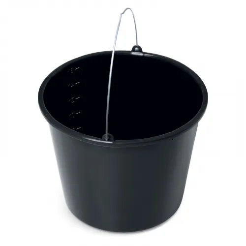Baueimer 16L schwarz