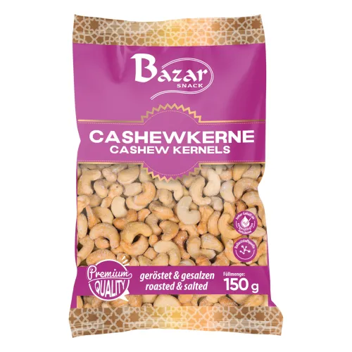 Bazar Cashewkerne geröstet & gesalzen 150 g