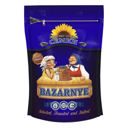 Bazarnye Sonnenblumenkerne,geröstet undgesalzen 300g