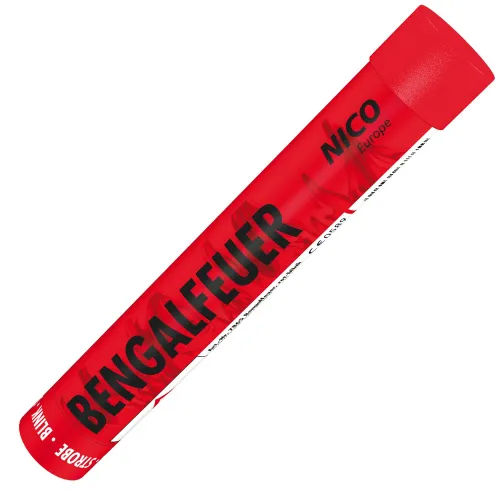 Bengalfeuer Rot Blinkend Strobo