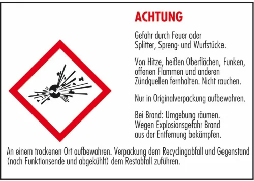 Bengalfeuer Weiß Blinkend - Strobo